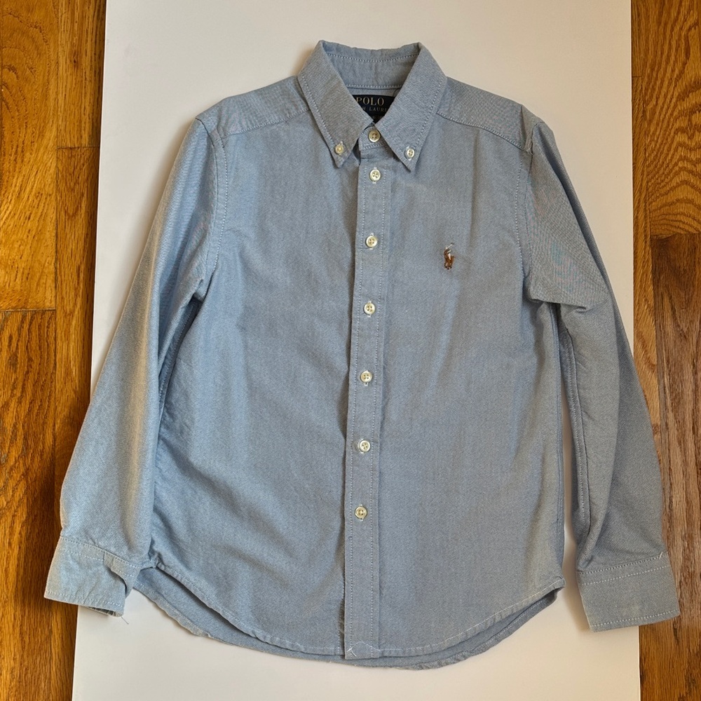Polo by Ralph Lauren Light Blue Button-Down Oxford Shirt - Boy’s small (8)
